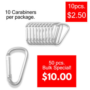 Carabiners in Silver